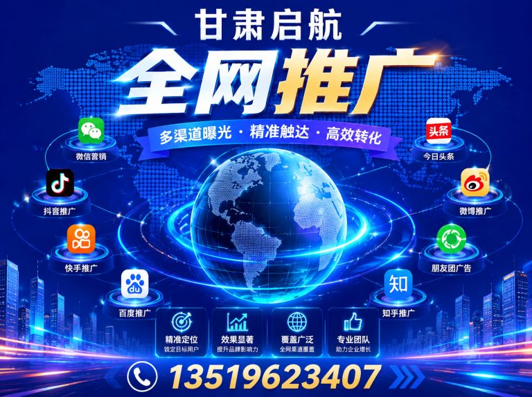 兰州西北网络营销展示图